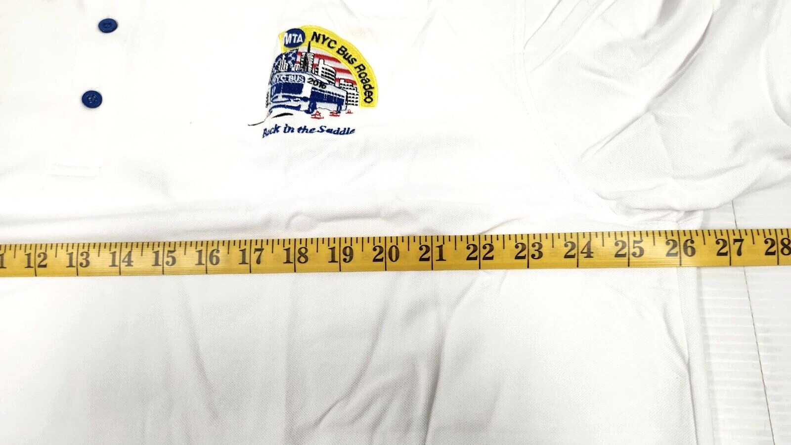 2016 New York City MTA Bus Roadeo Back In The Saddle Shirt & Coin ~ Size XXL