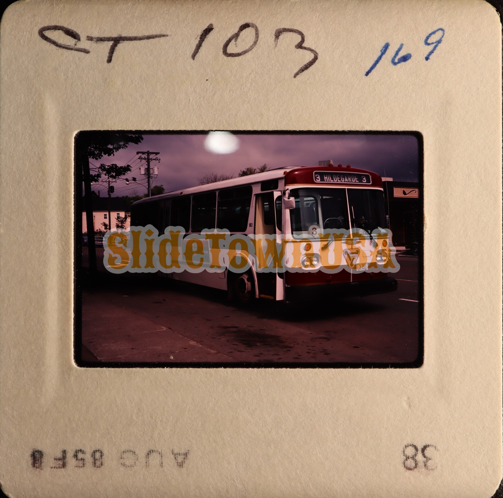 Vtg 1985 Bus Slide 103 Codiac New Brunswick Canada X4A119