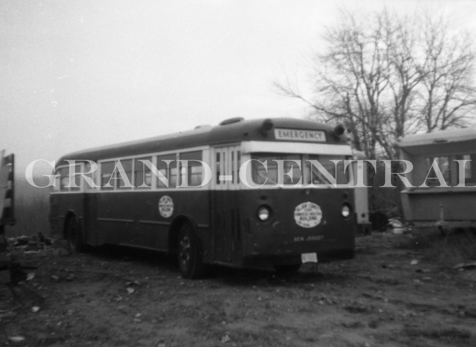 VINTAGE NEW JERSEY NJ BUS NEGATIVE #4456