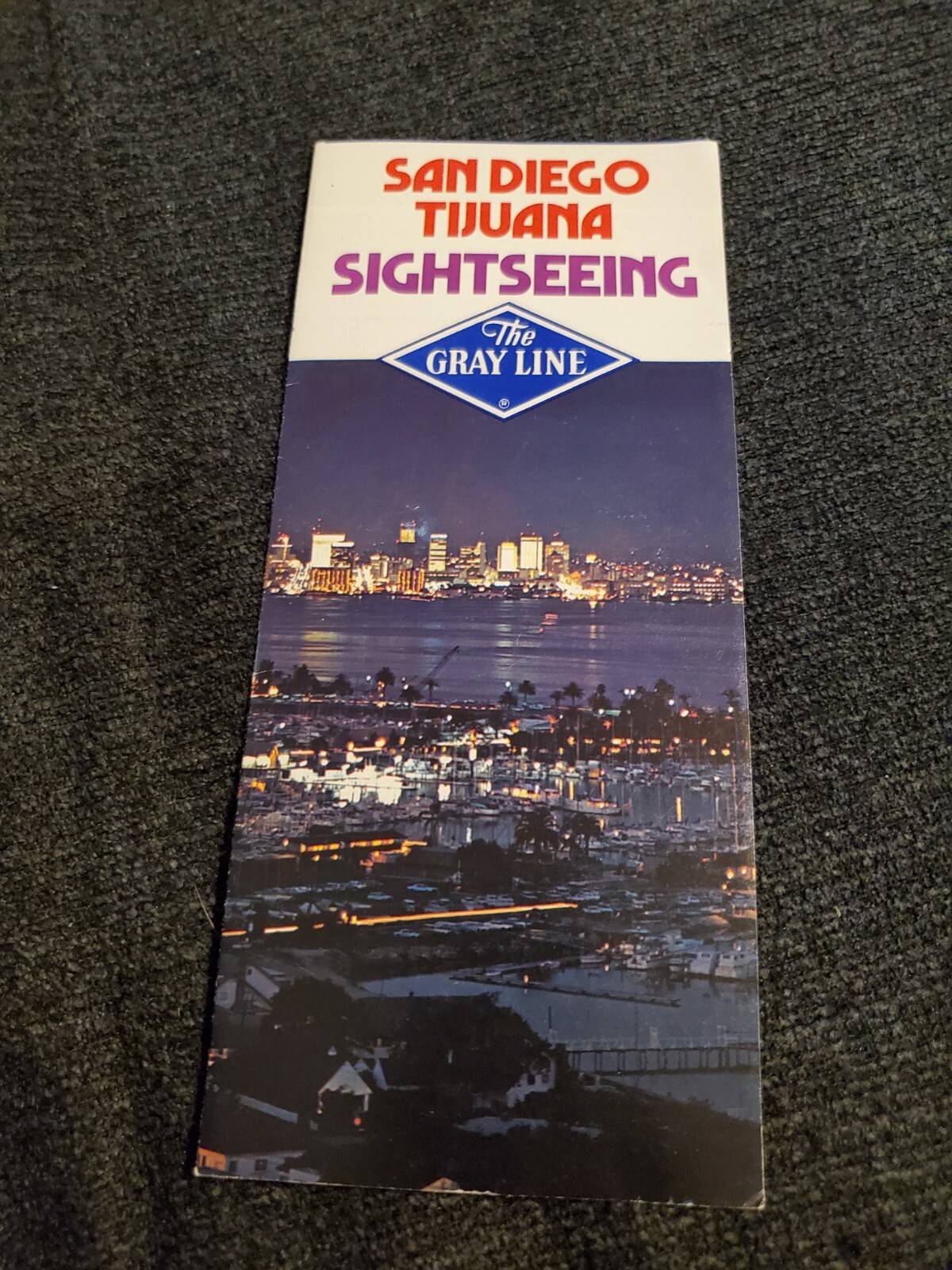 1981 Gray Line Bus Tour Brochure San Diego Tijuana Mexico CA Shamu Disney