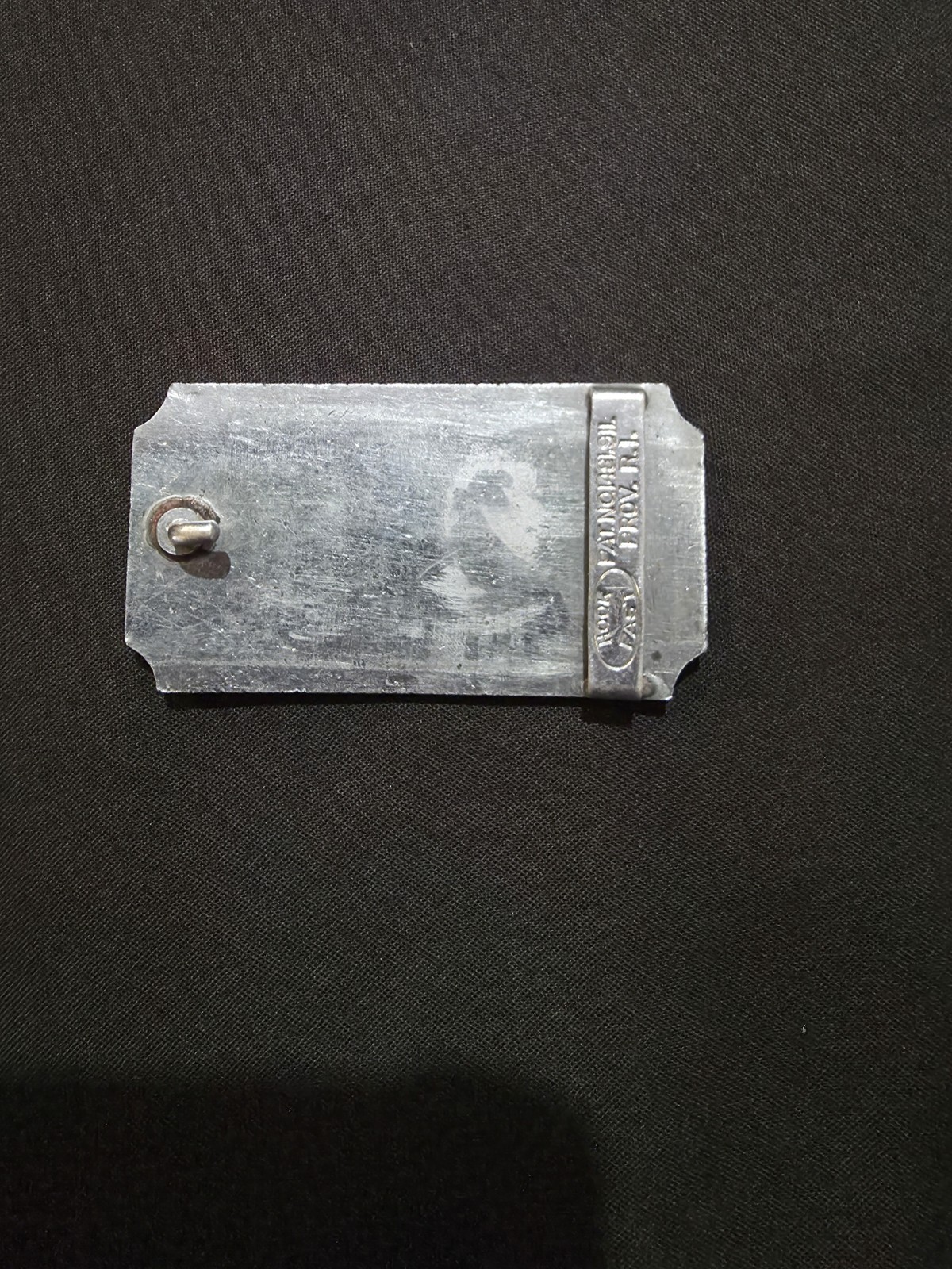 1948 Union Bus Souvenir Belt Buckle w/ Blue Bus