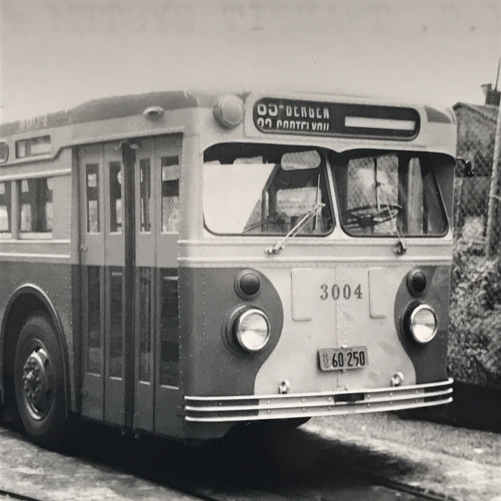 NYC New York City Transit System #3004 Bus 2.75×4.5 Snapshot Photograph VTG