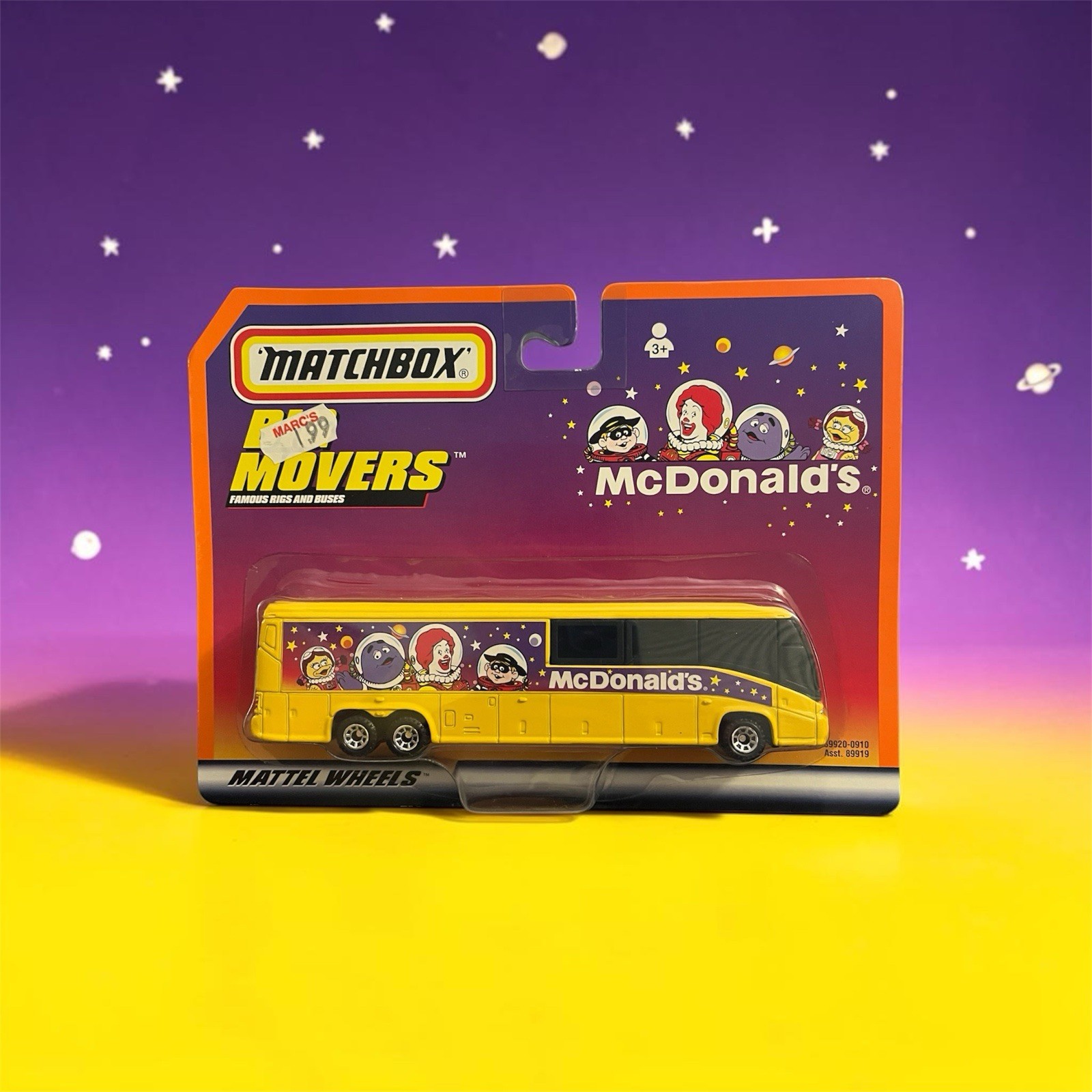 Matchbox Big Movers McDonald’s Diecast Bus – Mattel Wheels