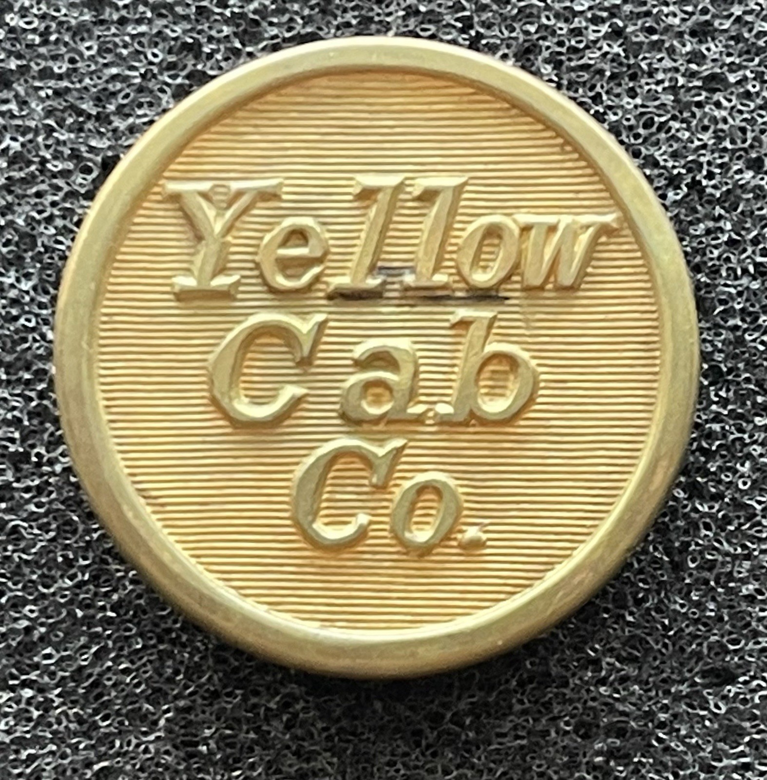 1925-1940 Yellow Cab Co Uniform Button – J.R. Gaunt