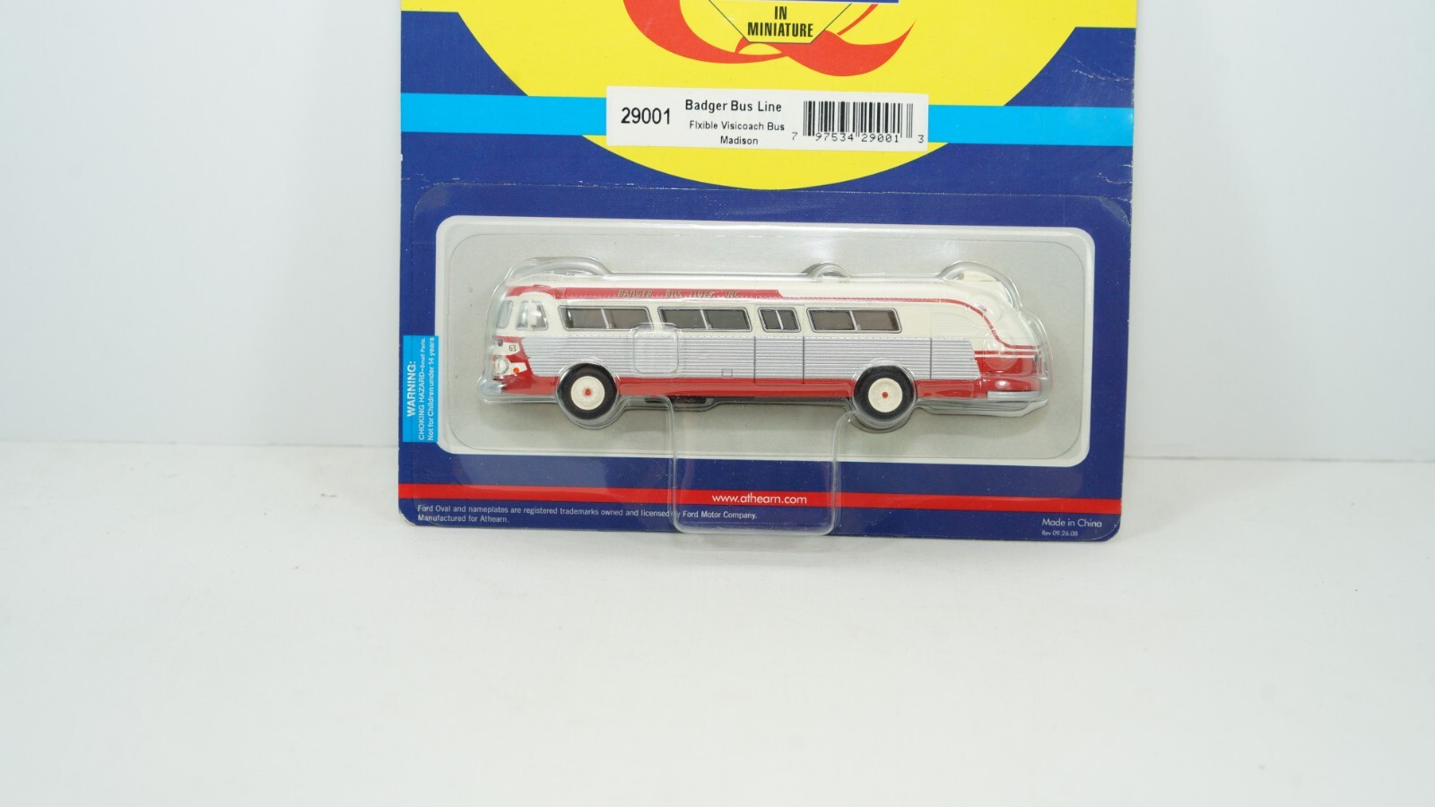 Athearn HO Scale Badger Bus Line Flxible Visicoach Madison Item 29001 New B55