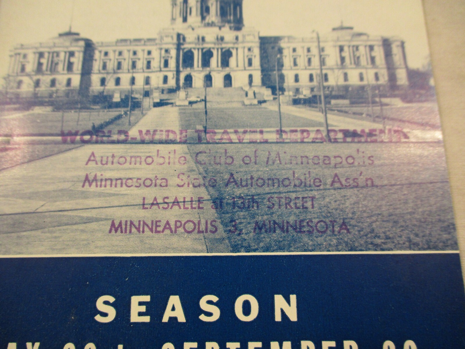 Vintage 1950s Gray Line Motor Tours Twin Cities Saint Paul Minneapolis Minnesota
