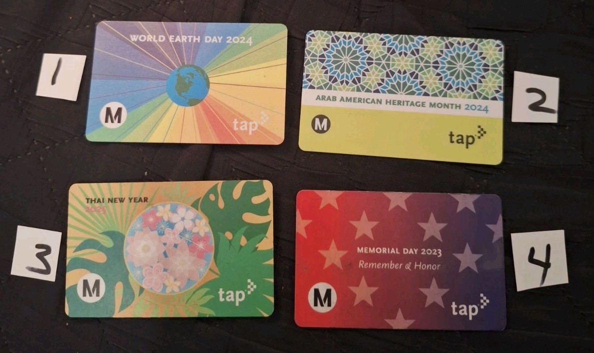 Los Angeles Metro LA TAP Fare Card Bus. Subway. Loable. RARE. Collector’s Items.