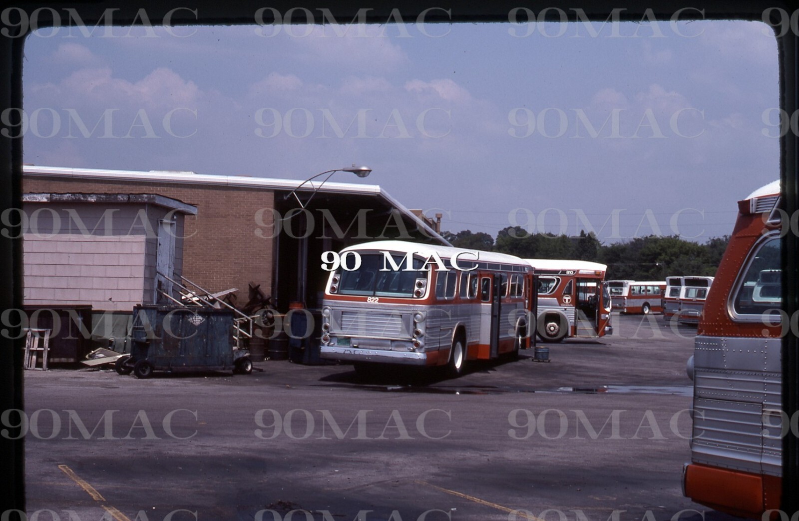 BIRMINGHAM MTA. GM COACH BUS #822. Birmingham (AL). Original Slide 1978.
