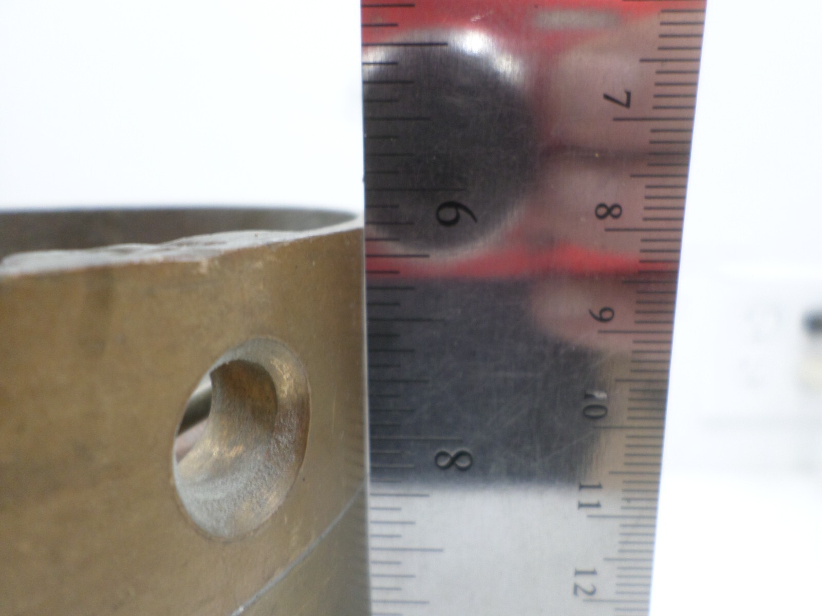 Vintage Diamond Mfg Brass Fare Box Money Vault Cylindrical 9″ X 4-3/4″ #28 DART