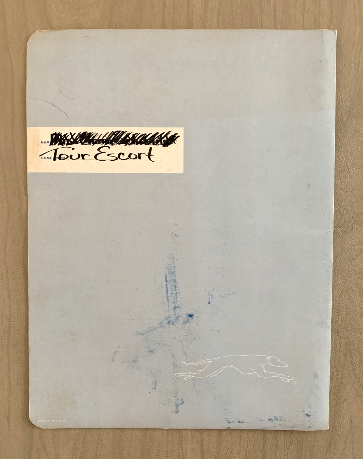 Vintage Greyhound Bus Tour Itinerary 13 days New York to Florida 1950s