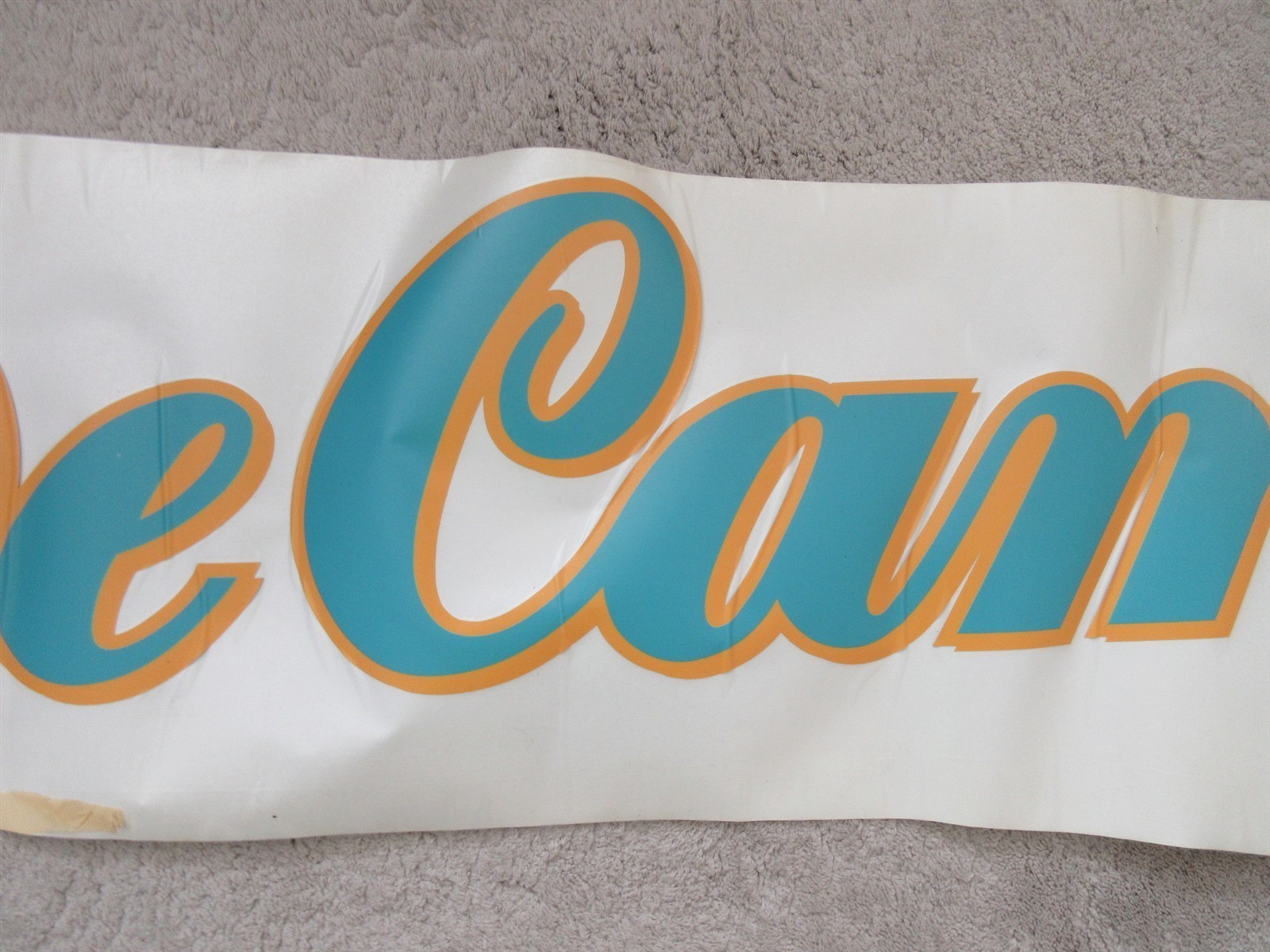 DeCamp Bus Lines NJ RARE Bus Decal sticker bus 45 inches long