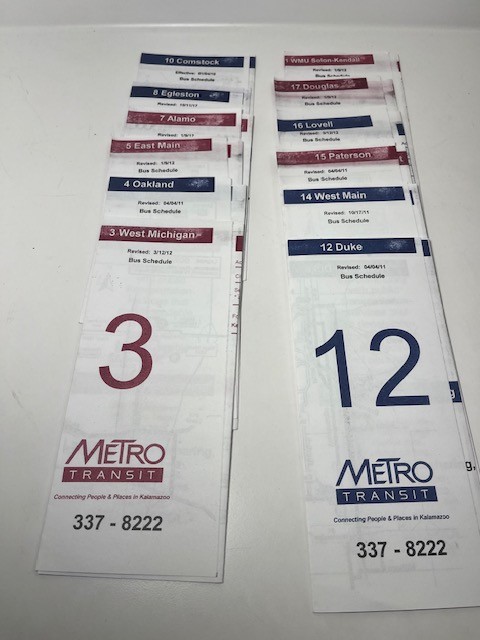 Kalamazoo Bus schedules 2011/2012 & System Route Map