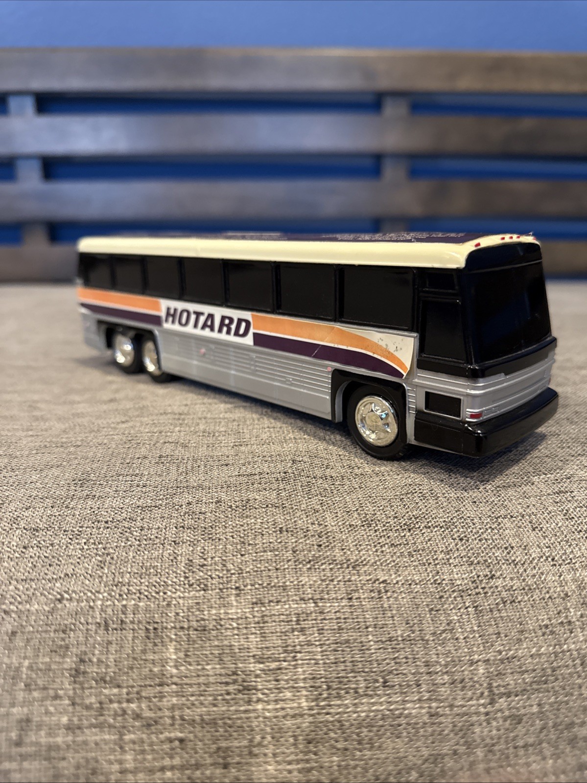 Vintage HOTARD Coach Bus Coin Bank New Orleans LA Charter Bus Collectible
