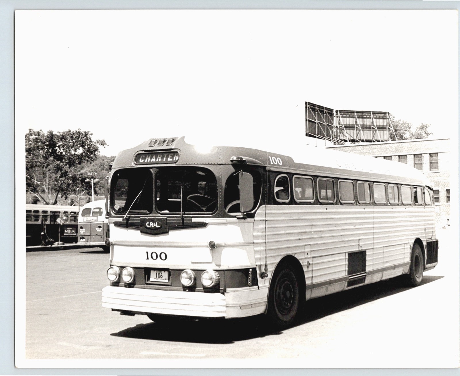 B12 Lot of 9 8×10 BUS photos Plymouth & Brockton C.R.&L. charles river BOSTON