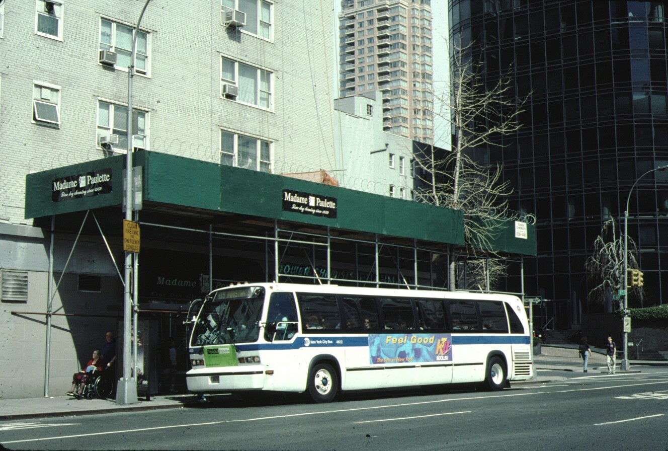 New York City Transit TMC RTS Bus Original Kodachrome Kodak slide