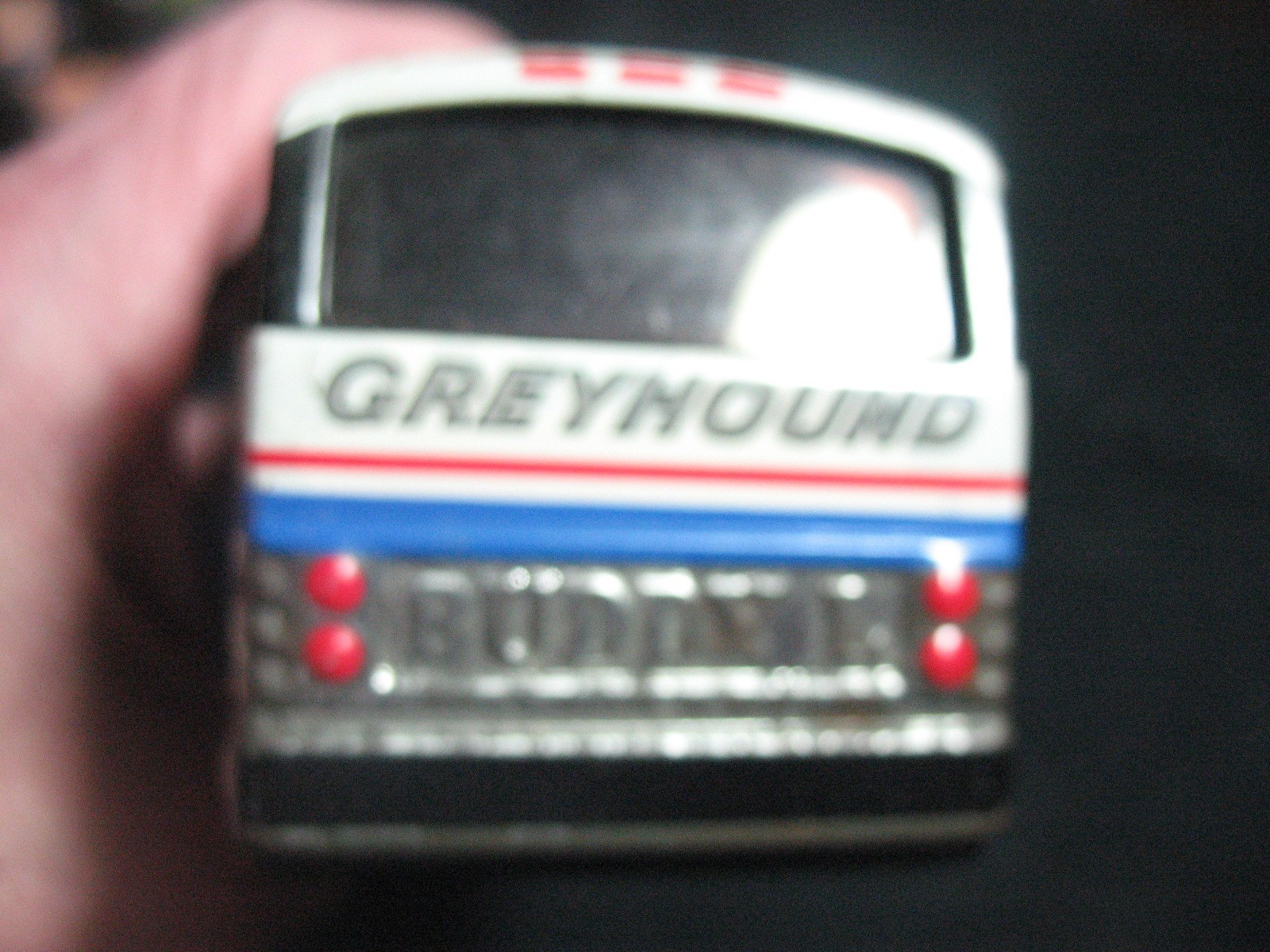 1979 Buddy L Greyhound Bus Americruiser 4950 Tin Toy Japan
