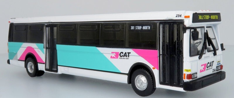 Iconic Replicas 1:87 1980 Grumman 870 Transit Bus: Las Vegas CAT