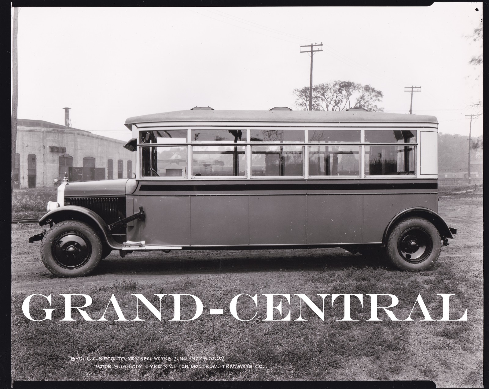 1927 MONTREAL TRAMWAYS COMPANY MTC BUS PHOTO MONTREAL CANADA
