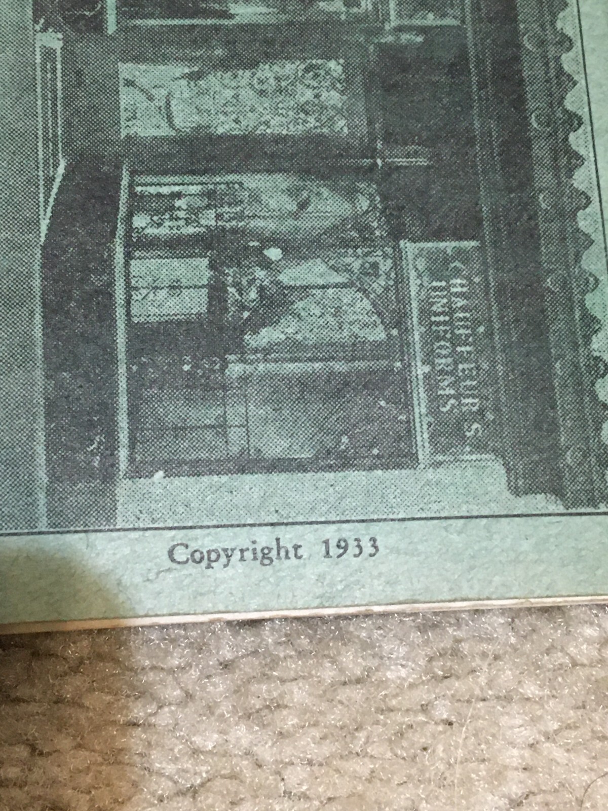 Vntg 1933 Dornan Co Chauffers’ & Butlers’ Uniforms Maker, NYC Guide to Stores +