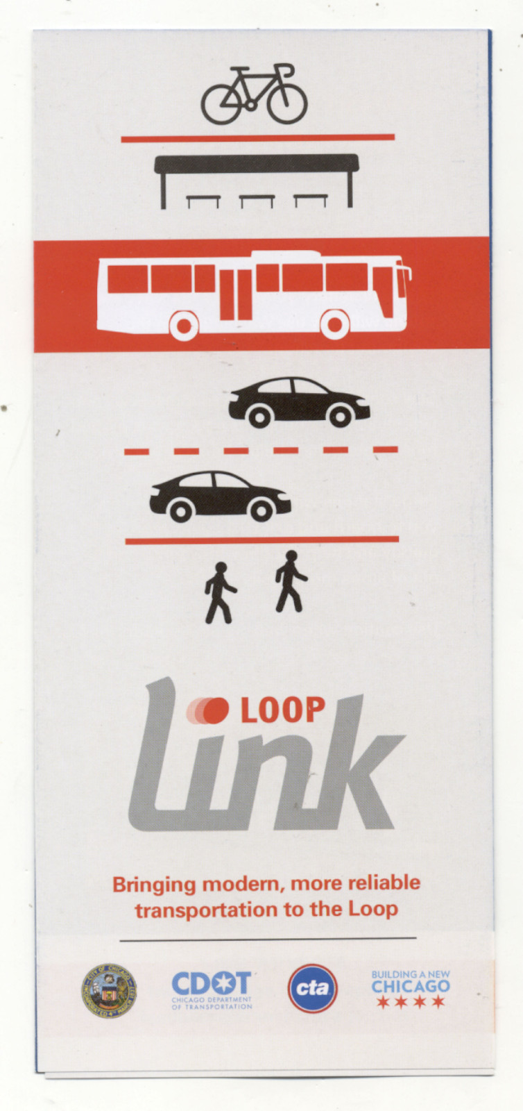 Chicago Transit Authority CTA Loop Link Brochure