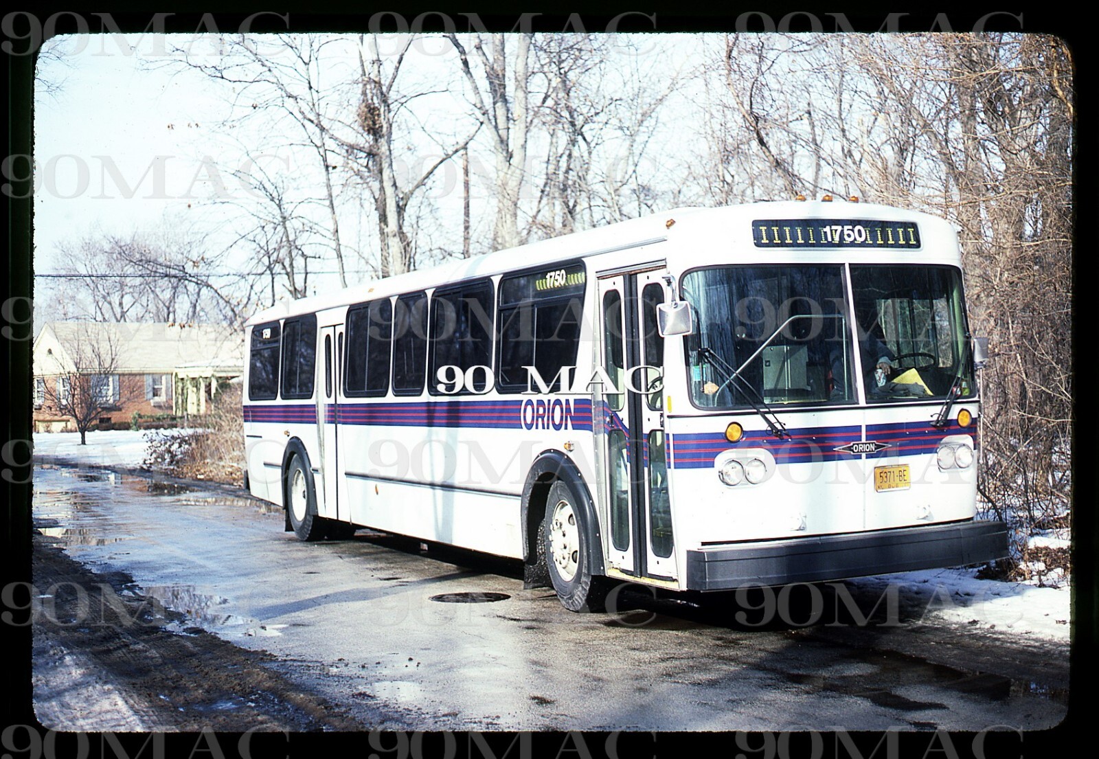 Chicago (IL) CTA Orion Demo Bus. Original Slide 1986.