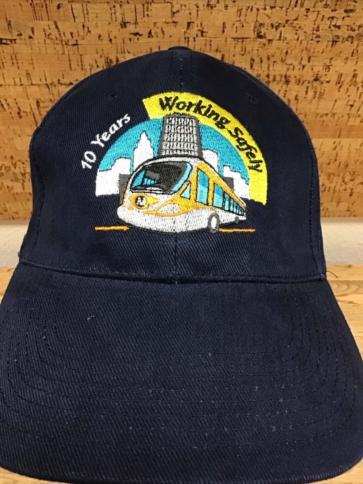 Los Angeles Metro Bus Service 10 Years Working Safely Operator Hat New JJ-5