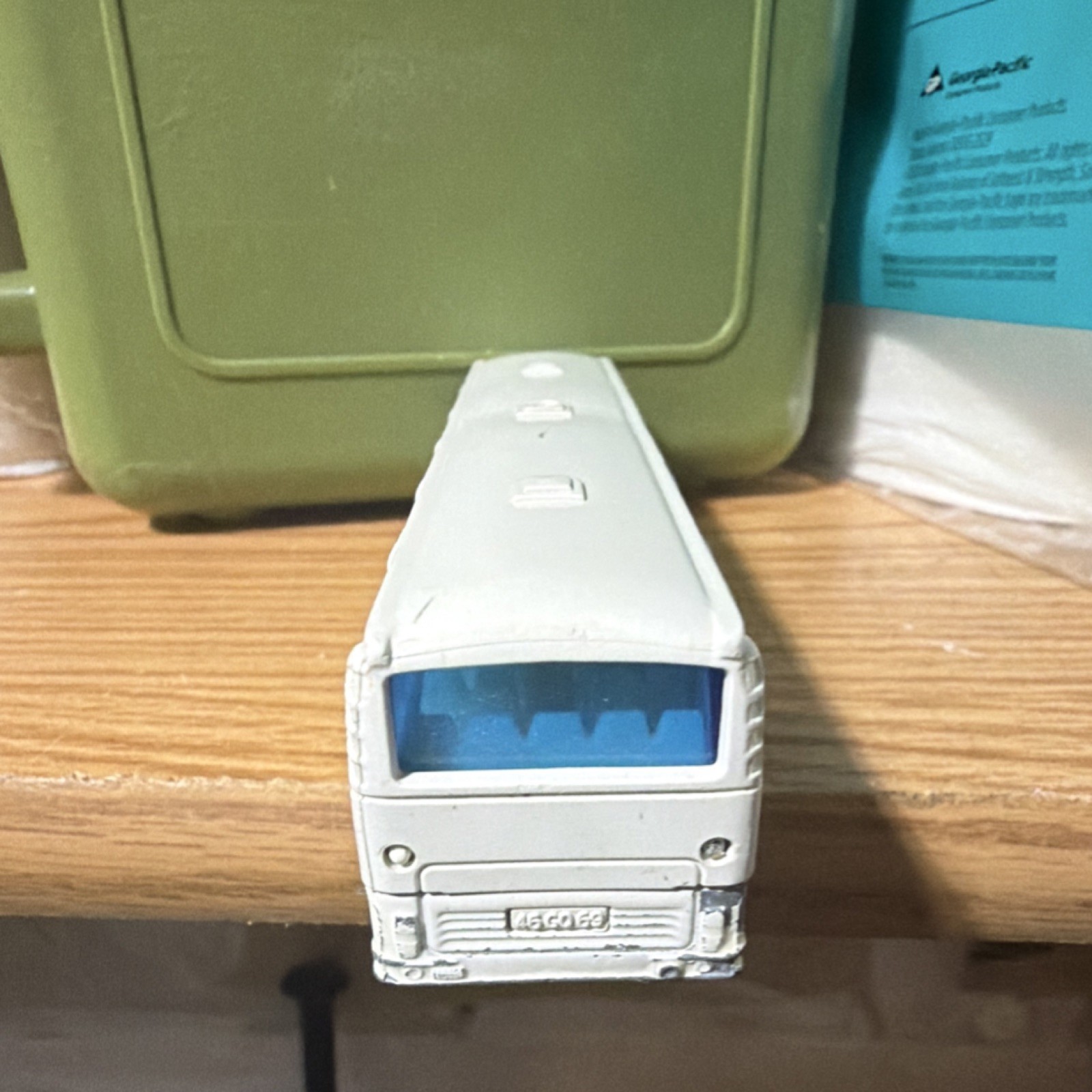 Air France Diecast Model Bus White Blue Collectible France Toy