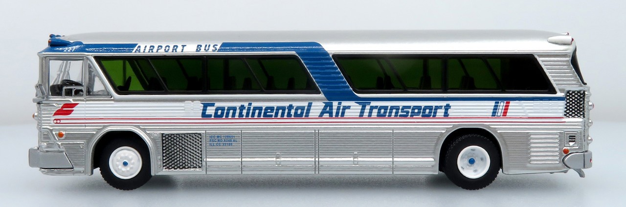 MCI MC-5A Bus Continental Air Transport Chicago 1/87 Scale Iconic Replicas