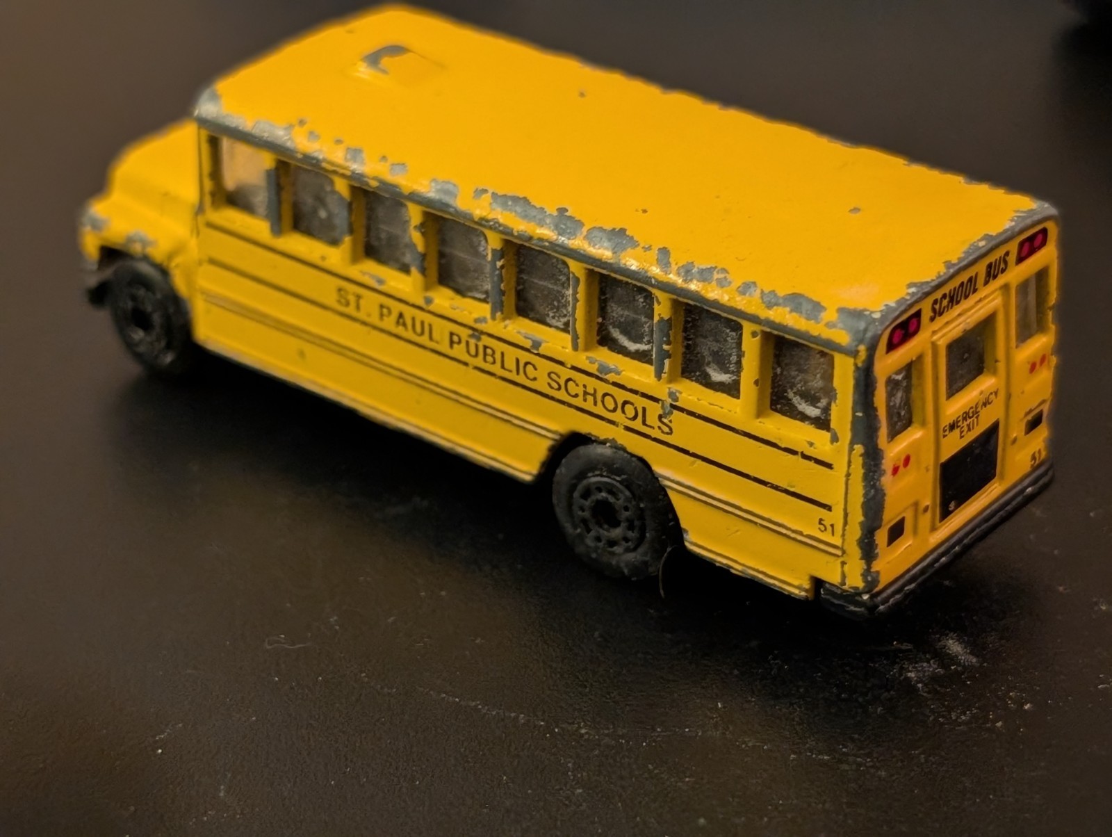 PERFECT QUALITY SAINT PAUL MN PUBLIC SCHOOL BUS LIFE-LIKE 1:95 SCALE MFG 1985