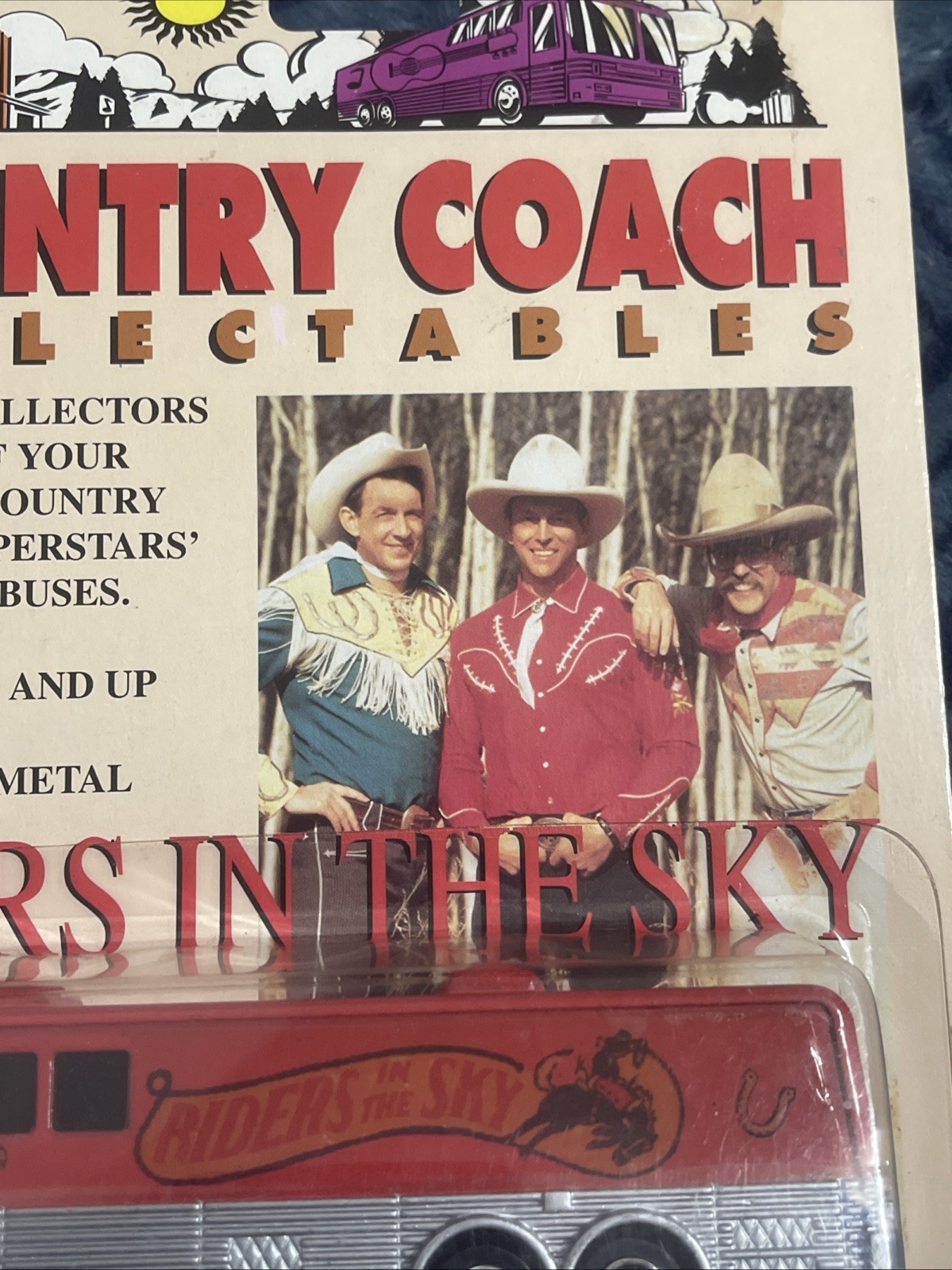 Riders In The Sky Tour Bus Country Coach Collectable