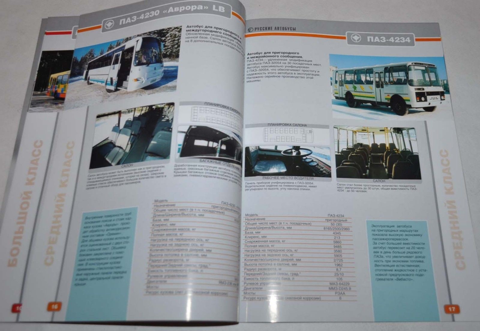 GAZ Group Catalog 2004 Bus PAZ LiAZ KAVZ GOLAZ Russian Brochure Prospekt
