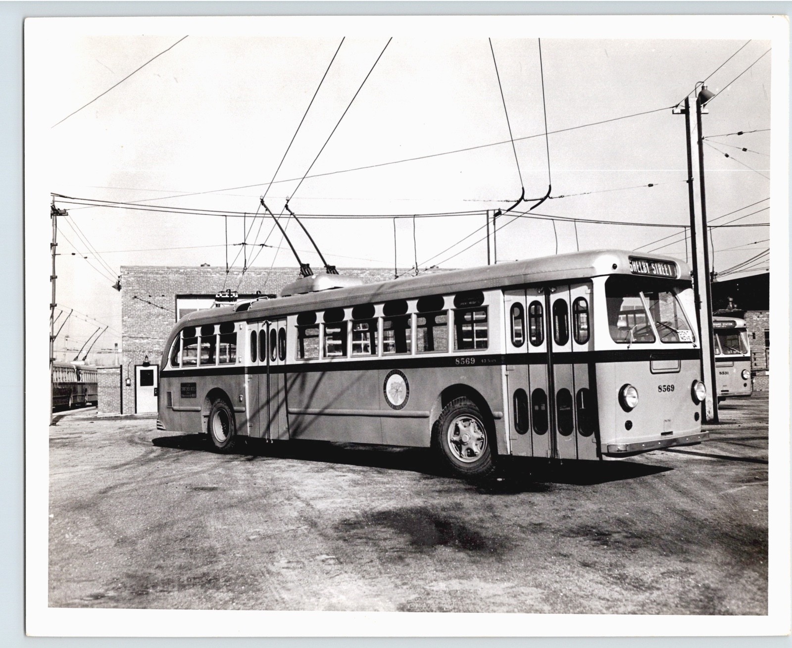 B12 Lot of 9 8×10 BUS photos Plymouth & Brockton C.R.&L. charles river BOSTON