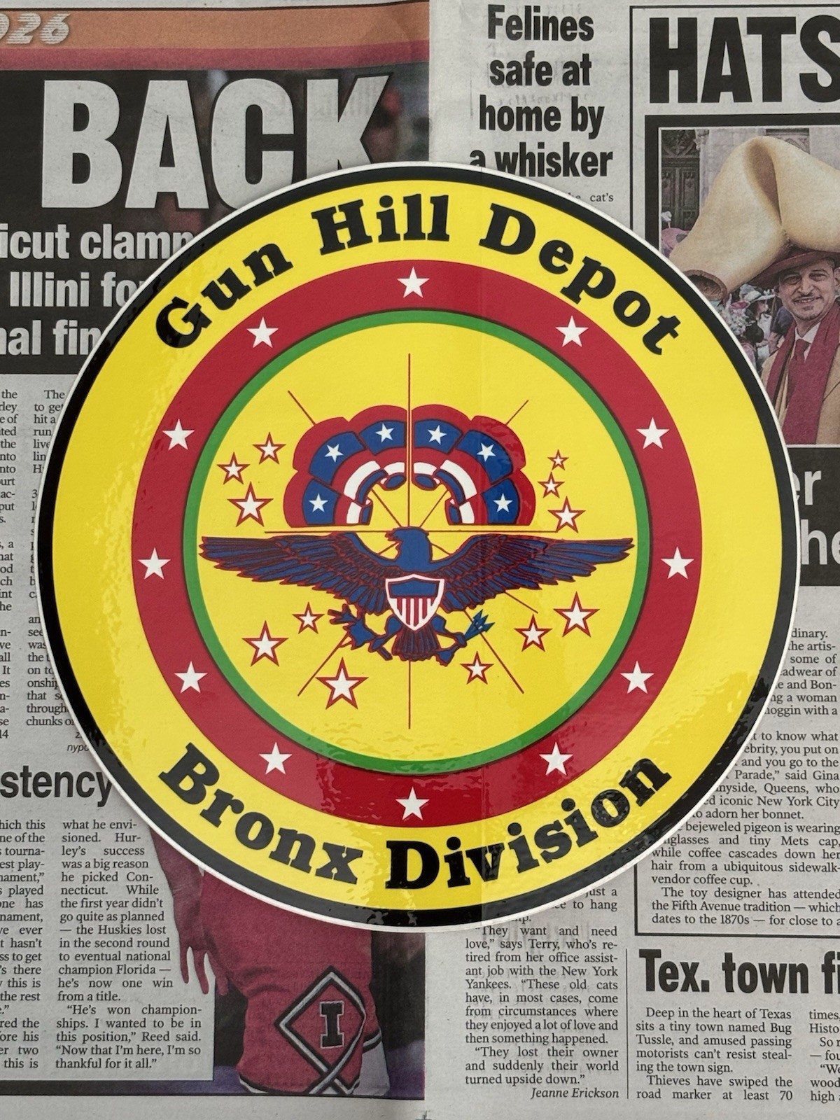 Mta New York City Transit Gun Hill Depot Bronx Division Bus Decal Sticker