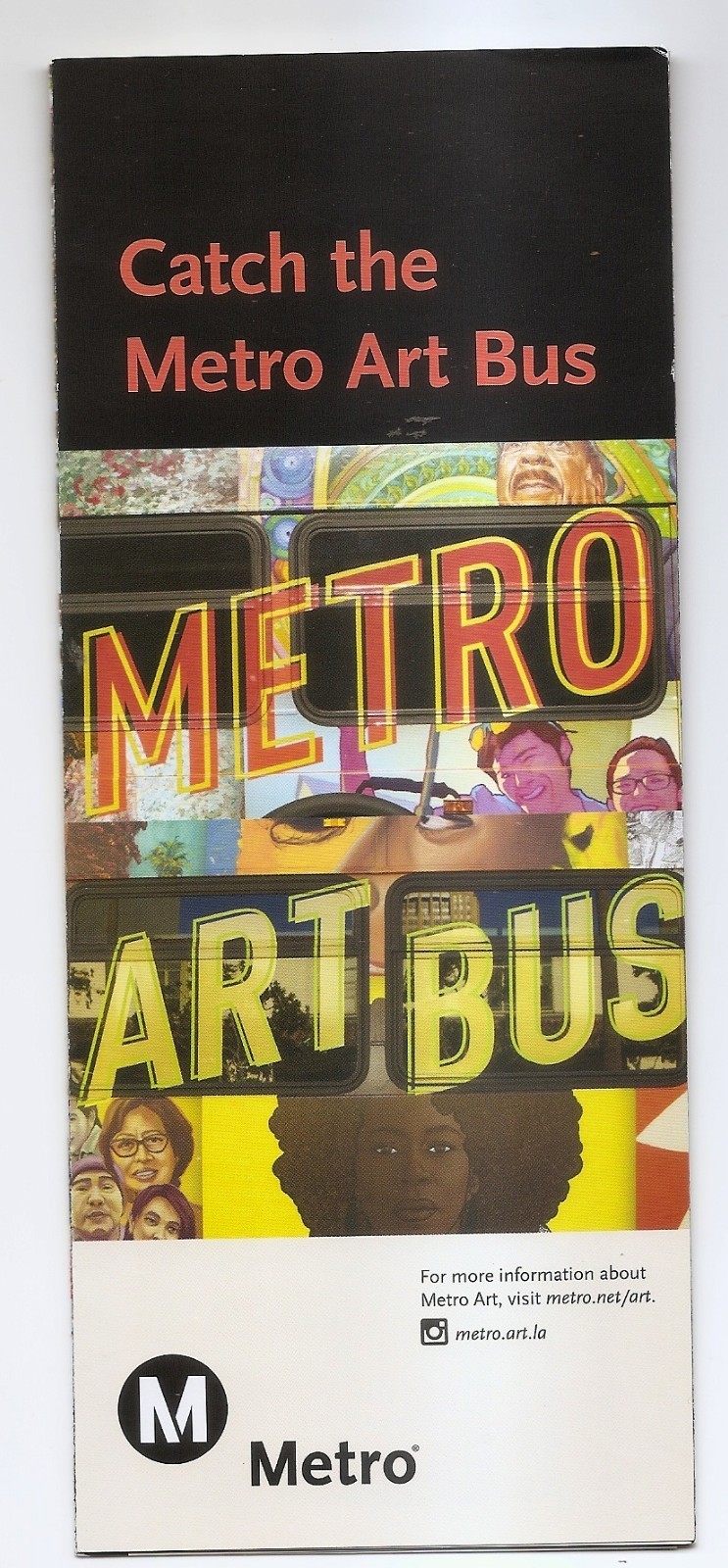 LOS ANGLES LA METRO Brochure – Catch the Metro Art Bus