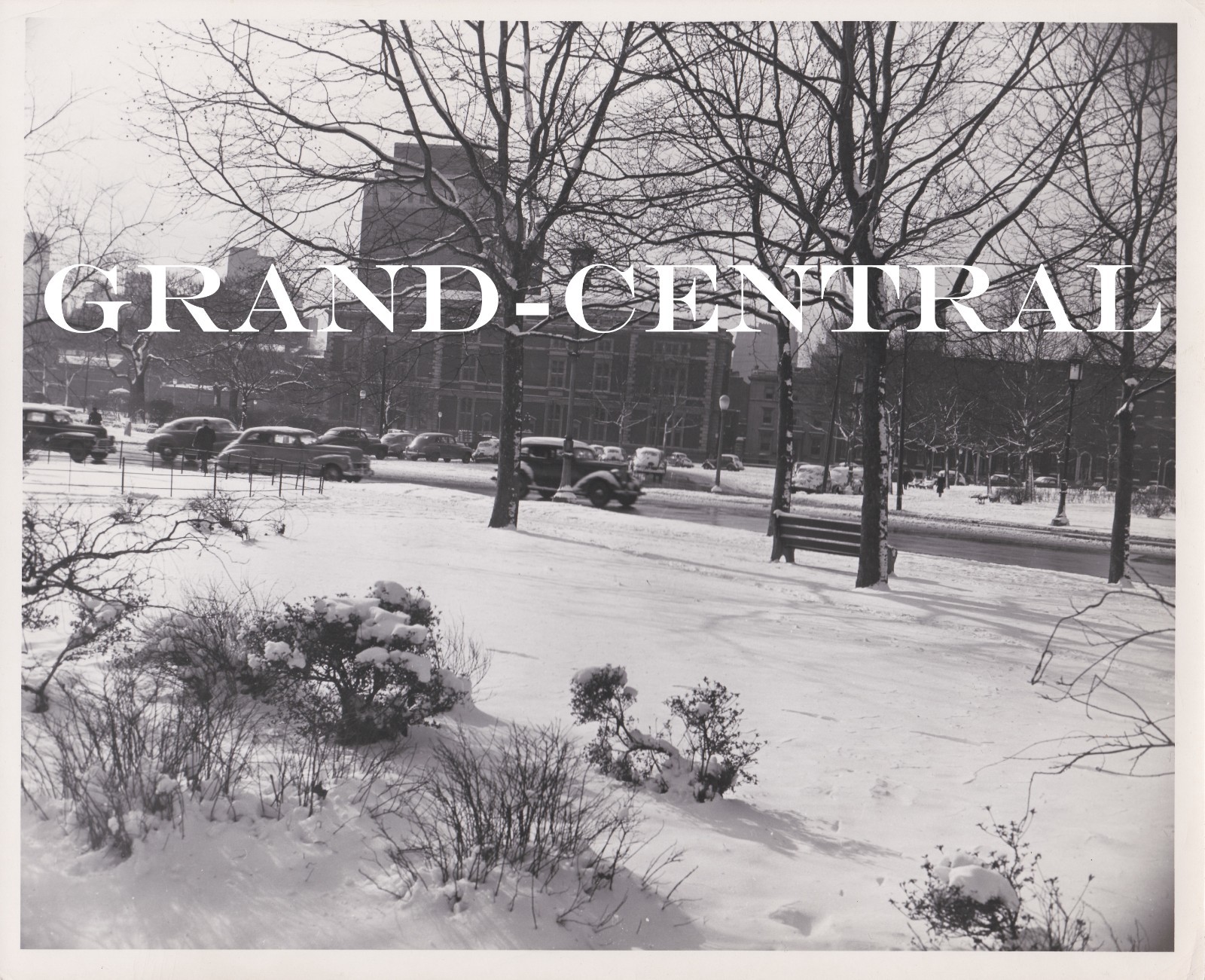 ORIGINAL 1949 PTC PHILADELPHIA TRANSPORTATION CO BUS PHOTO 1st DAY OF STRIKE PA-