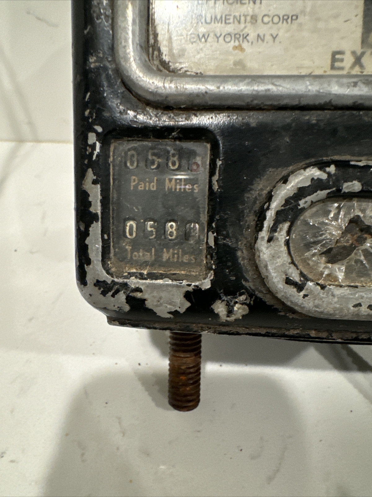 Vintage Argo Taxi Meter Fare Late 60’s Early 70’s NYC Made In German