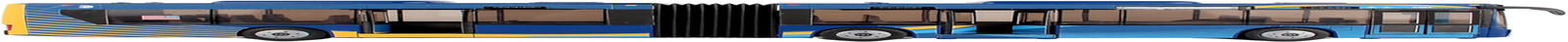 MTA New York City Bus 16″ Articulated Bus RT8571 Toy, Blue , Brown