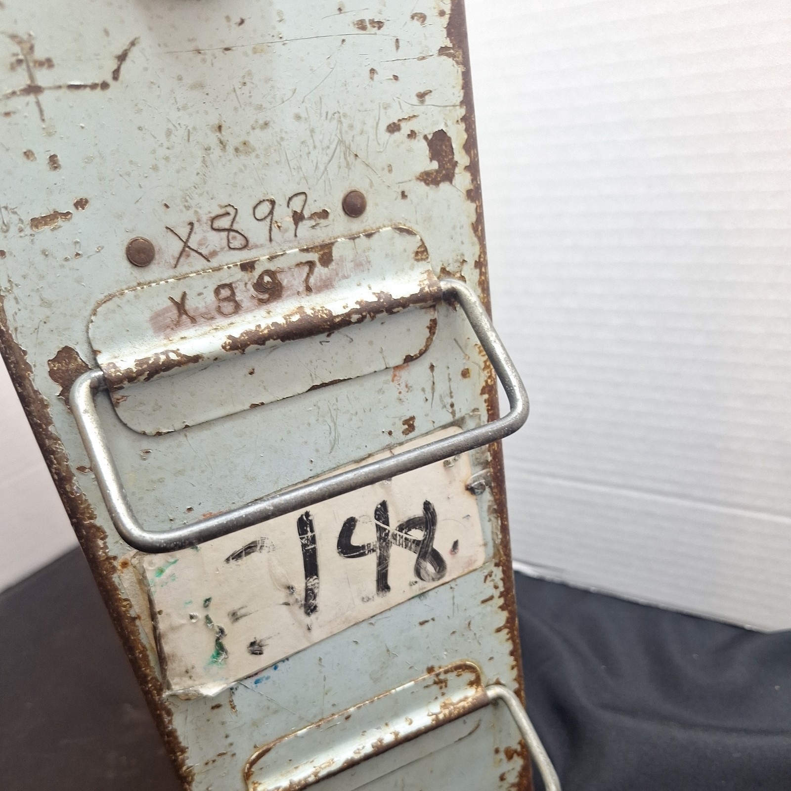Vintage Greyhound Lines Coast To Coast Euclid Treasury Bus Fare Box With Keys