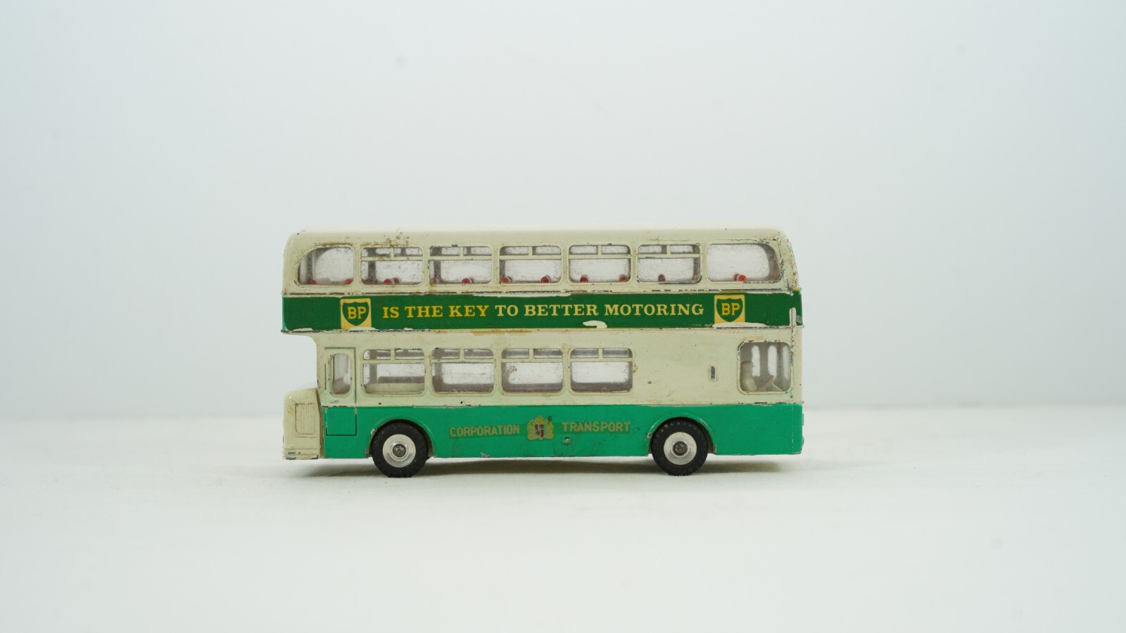 Dinky Toys 1/76 Diecast Atlantean BP Corporate Transport D/Deck Bus No Box B50