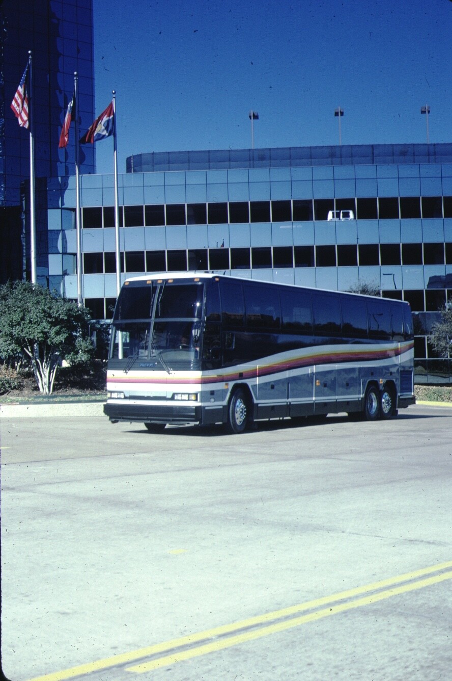 Prevost bus Kodachrome original Kodak Slide