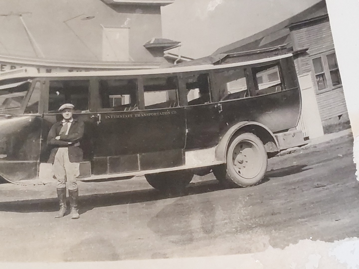 Interstate Transportation Co 1920 White Bus Photo Transportation