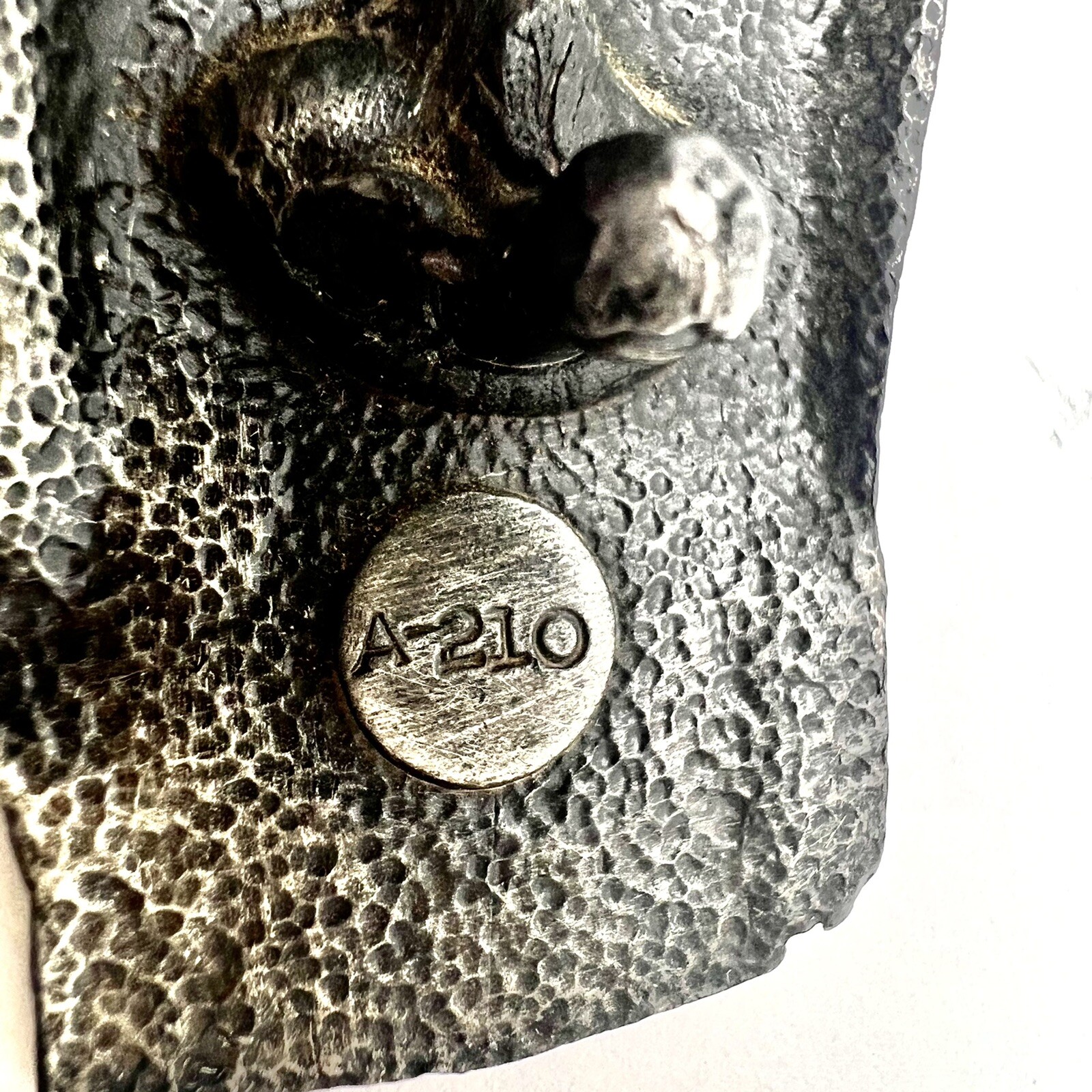 Old Flxible Bus Belt Buckle Stamped 1978 Bergamot Brass Works. A-210.