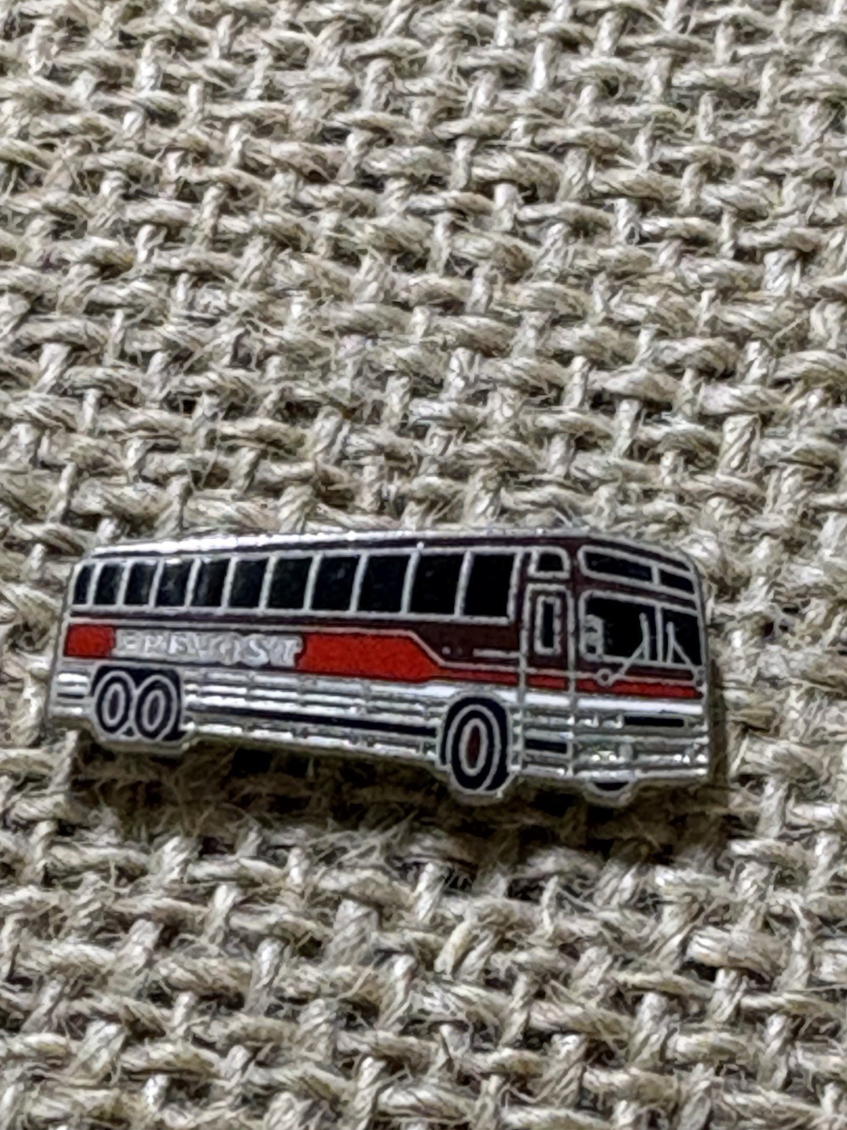 Vintage PREVOST Bus Manufacturer Bus Enamel Lapel Pin ***READ