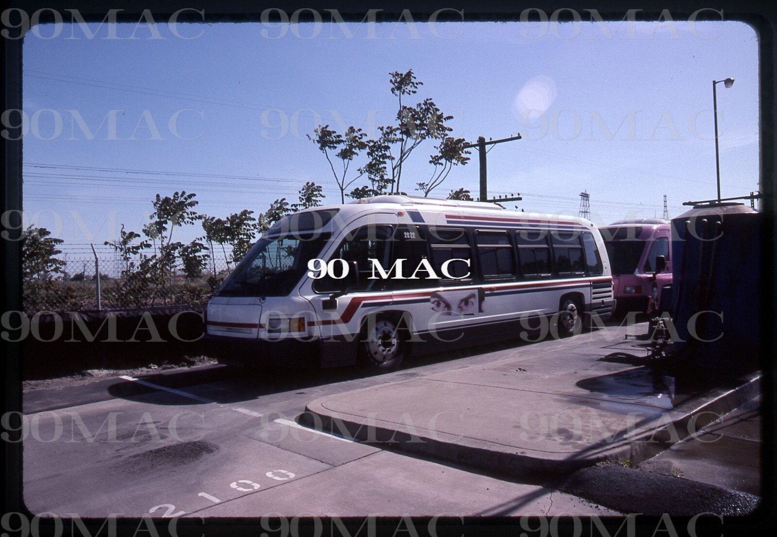 TRANSIT BUS. UNKNOWN LOCATION. #2022. Original Slide 2005.