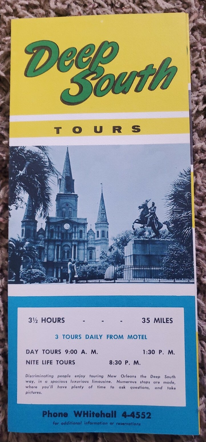 Deep South TOURS NEW ORLEANS BROCHURE GUIDE A2