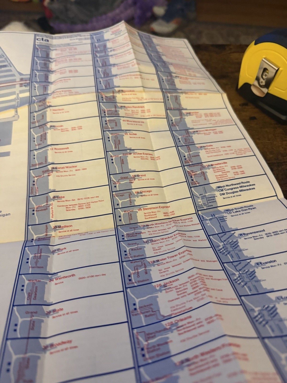 Vintage CTA Chicago Transit Authority Employee Patches And 1976 Transit Map