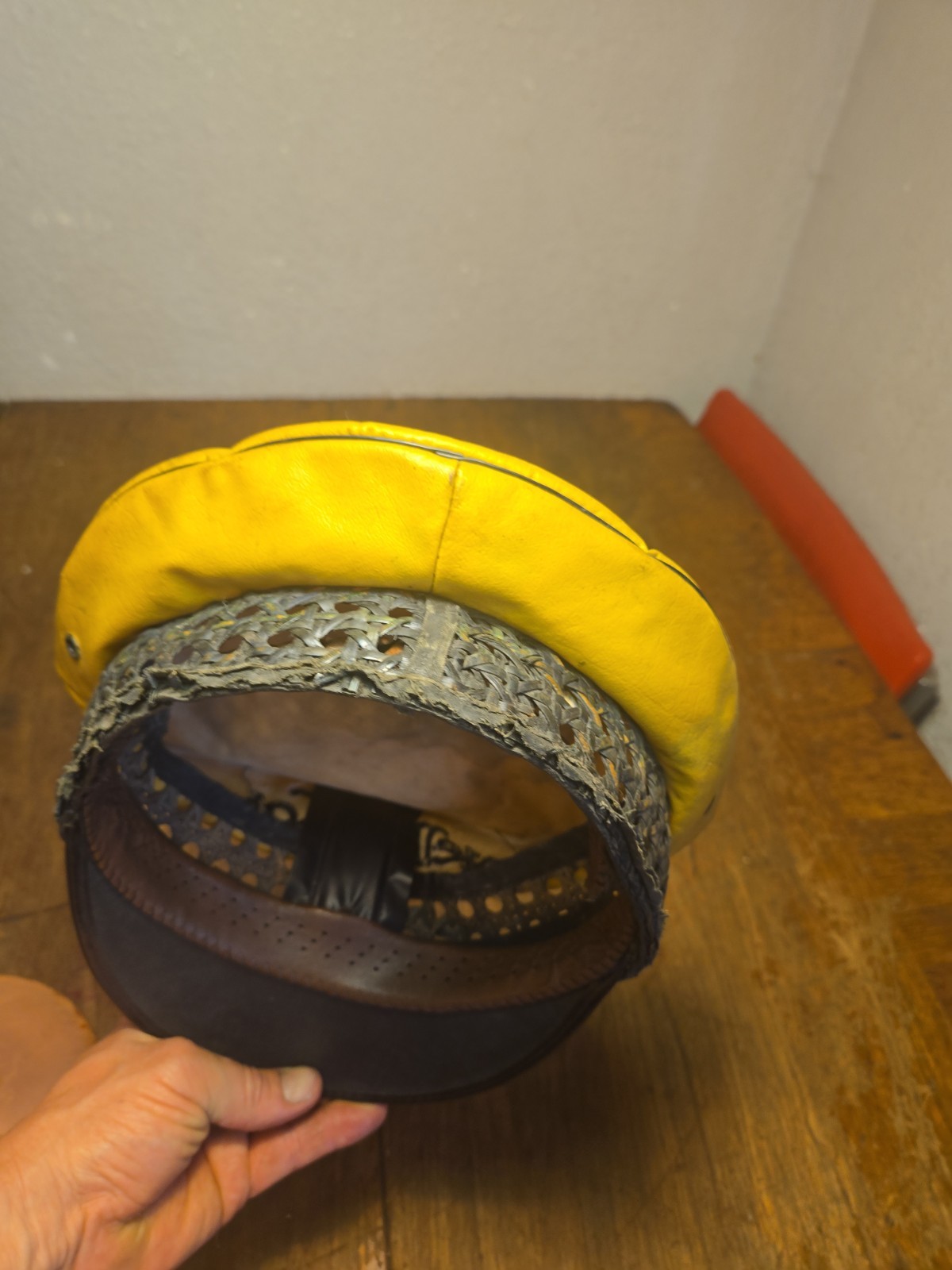 Yellow Cab Lancaster Brand Leather Driver Hat