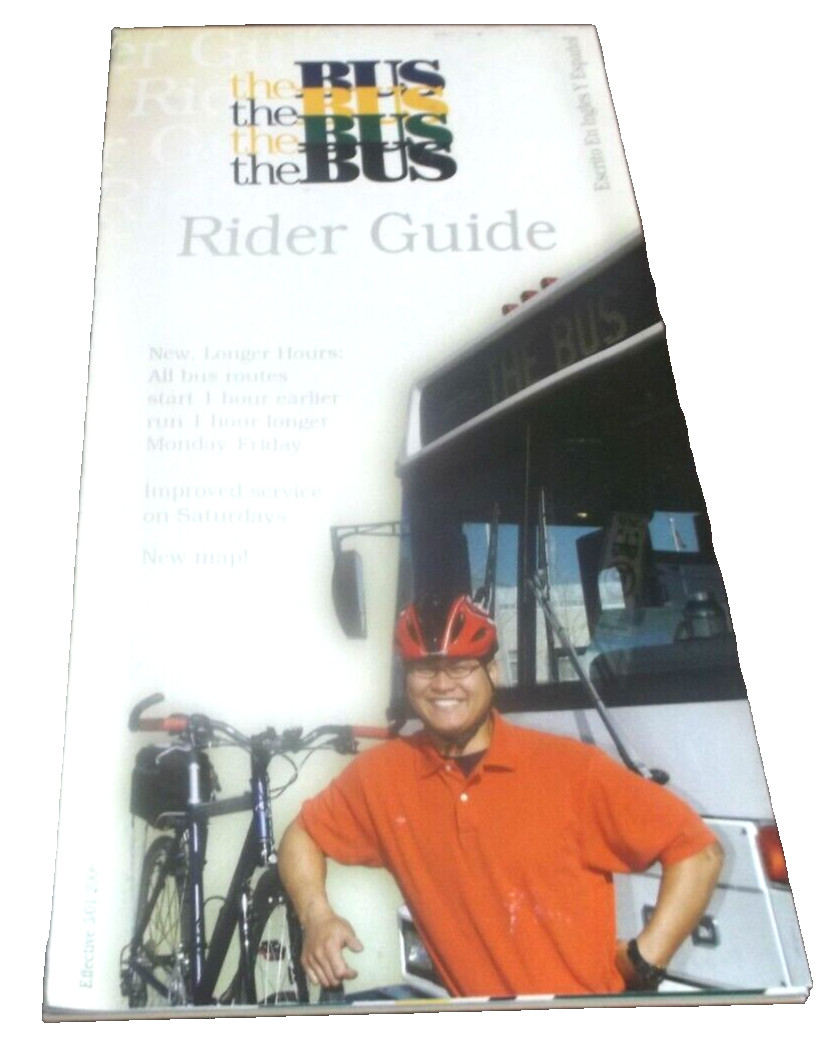 MARCH 2006 GREELEY COLORADO SYSTEM RIDER GUIDE BUS MAP