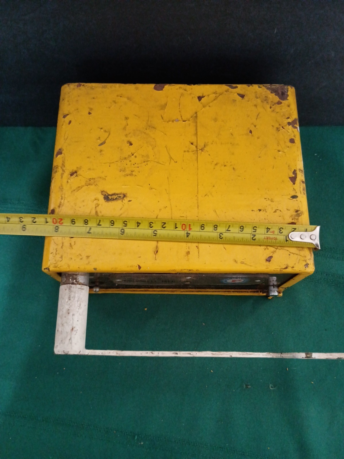 Vintage Taxi Rockwell Yellow Taxi Meter Original