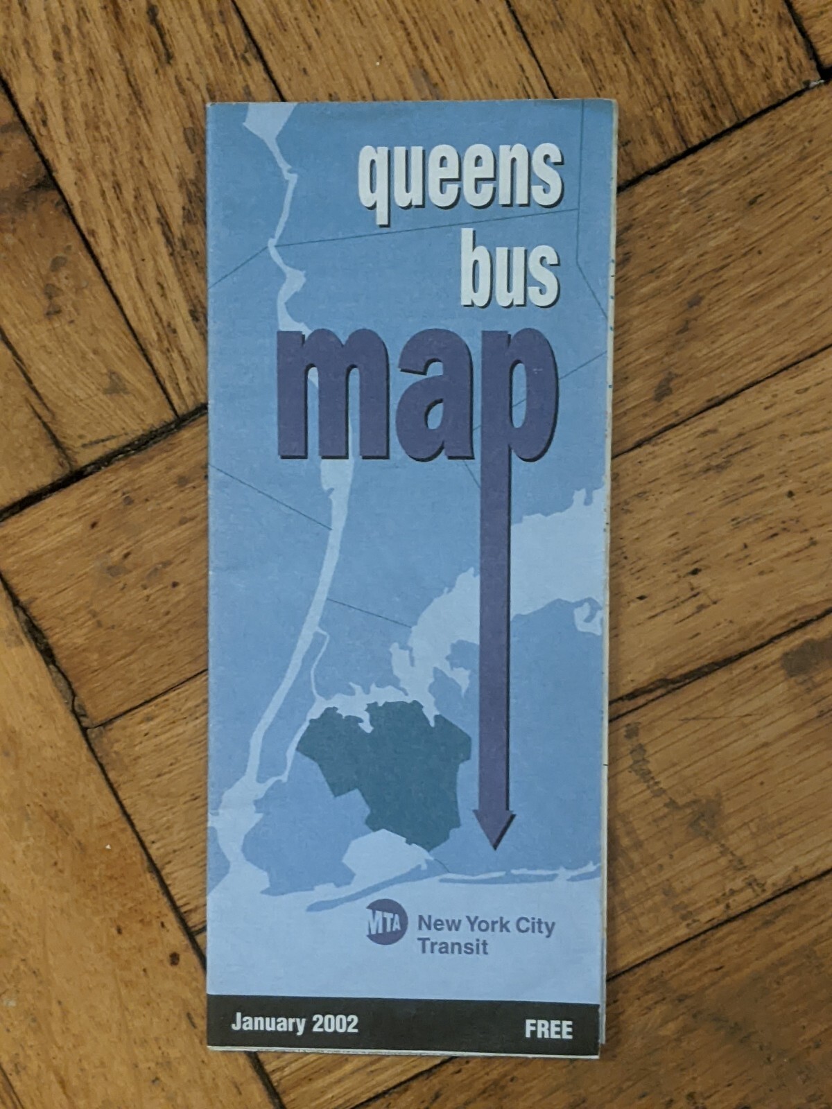 NYC Queens Bus Map – January 2002